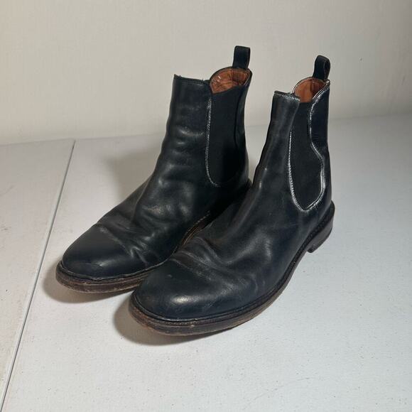 Frye Black Leather Chelsea Boots
